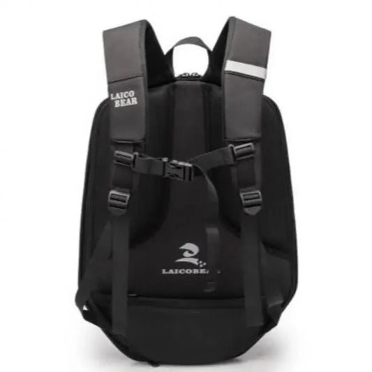 Motorcycle Hard Shell Backpack – Helmet Bag, Waterproof Large Capacity Rider Bag with Laptop Compartment