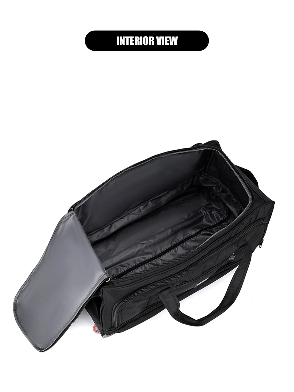Oxford Trolley Travel Bag – Large Capacity Rolling Boarding Bag for Business & Short Trips