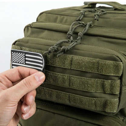 45L Tactical Travel Backpack with MOLLE – Multi-Pocket, Laptop Sleeve, 13 Colors