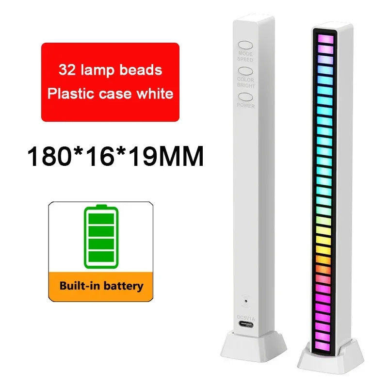 RGB LED Music Rhythm Light USB Sound Control Ambient Lamp with App Control