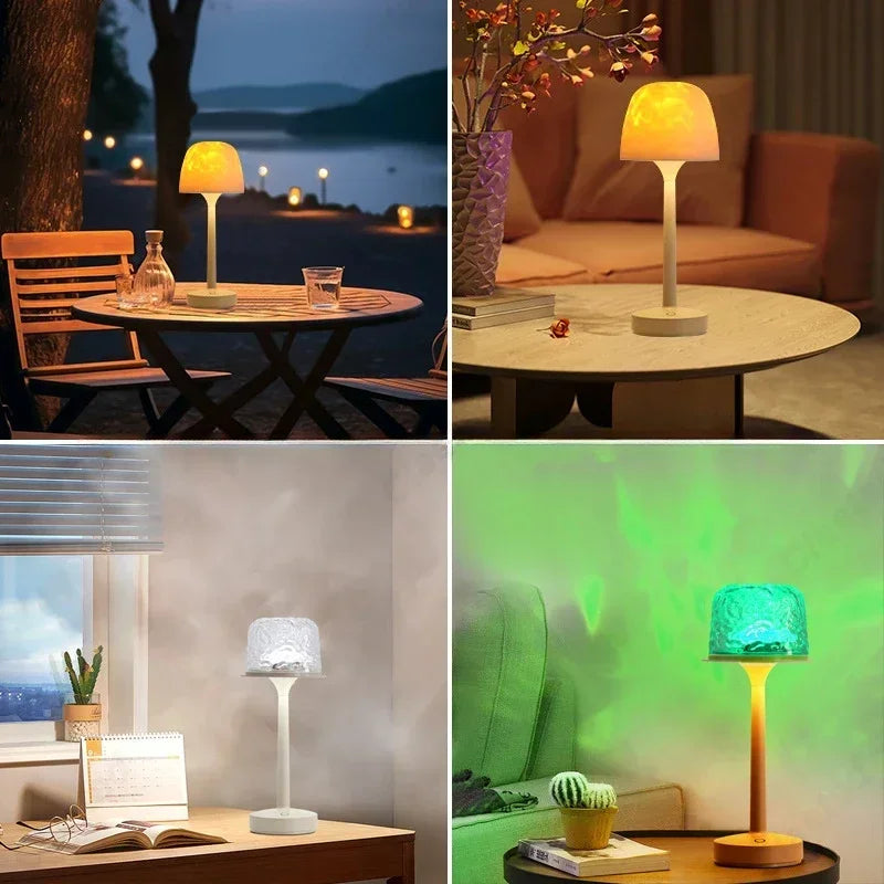 LED Desk Lamp Adjustable Brightness Clamp Light