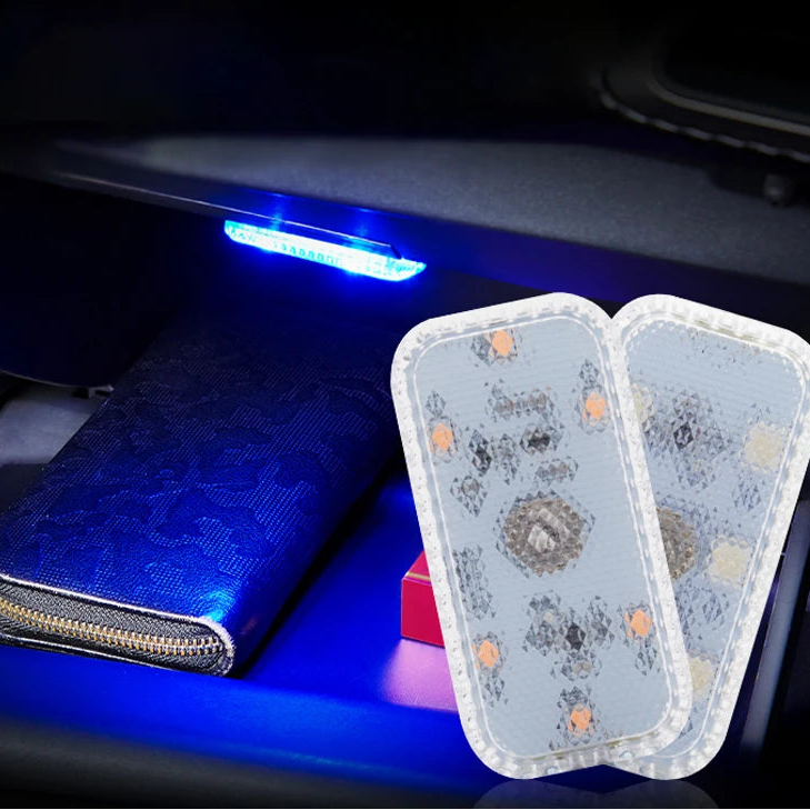USB Rechargeable Touch Sensor 6 LED Car Interior Reading Light Wireless Magnetic Lamp