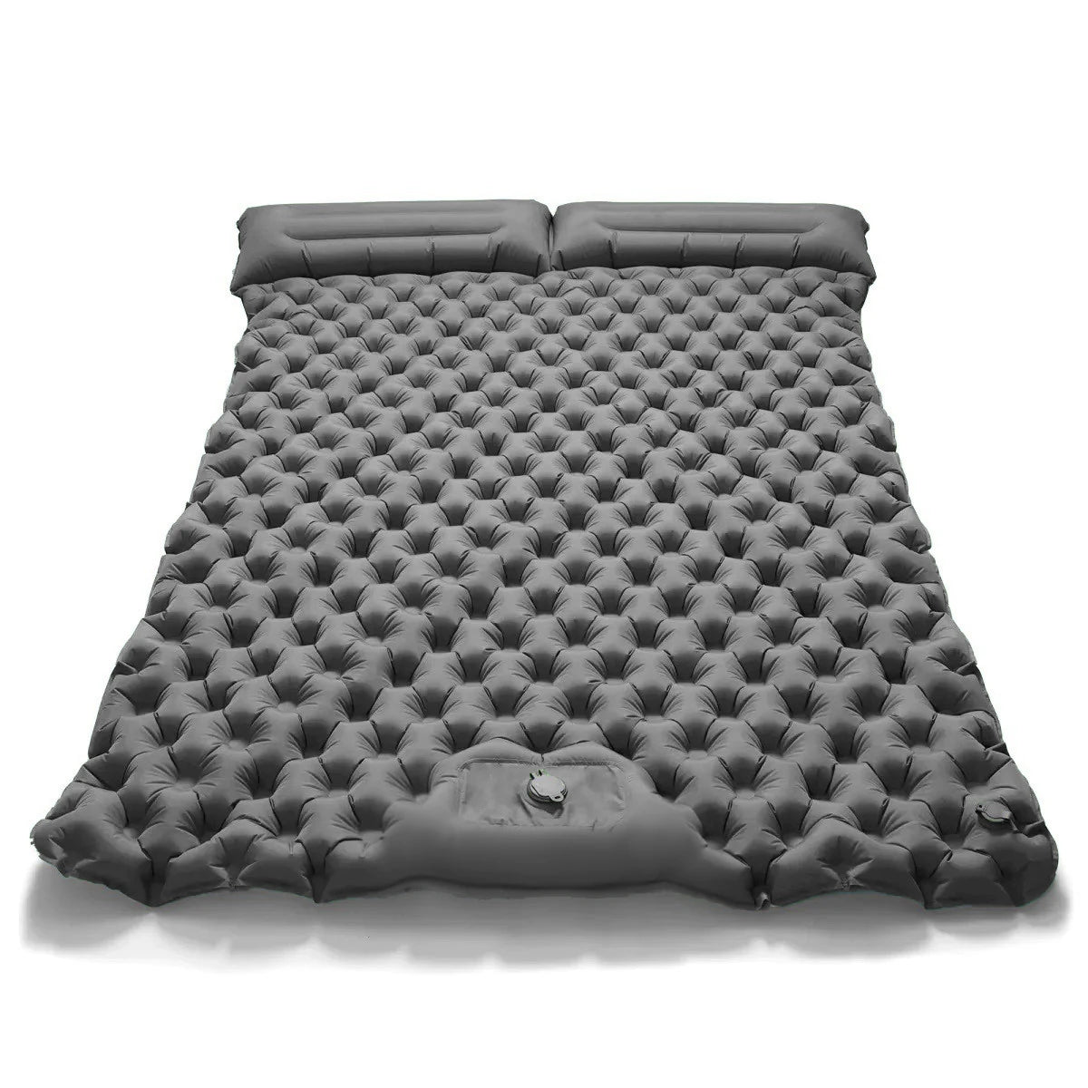 Double Inflatable Camping Mattress Extra Wide Sleeping Pad Ultralight Folding Sleeping Mat for Outdoor and Car Travel