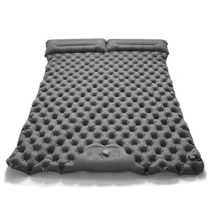 Double Inflatable Camping Mattress Extra Wide Sleeping Pad Ultralight Folding Sleeping Mat for Outdoor and Car Travel