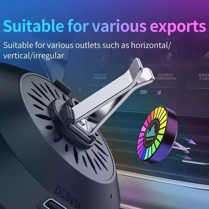 Rechargeable RGB Aromatherapy Magnetic Ambient Light for Car Air Vent and Home