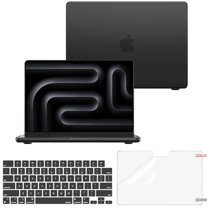 MacBook Hard Shell Case – Matte, Fingerprint-Resistant, Fits Pro 13–16 & Air 13–15 (M1–M5)