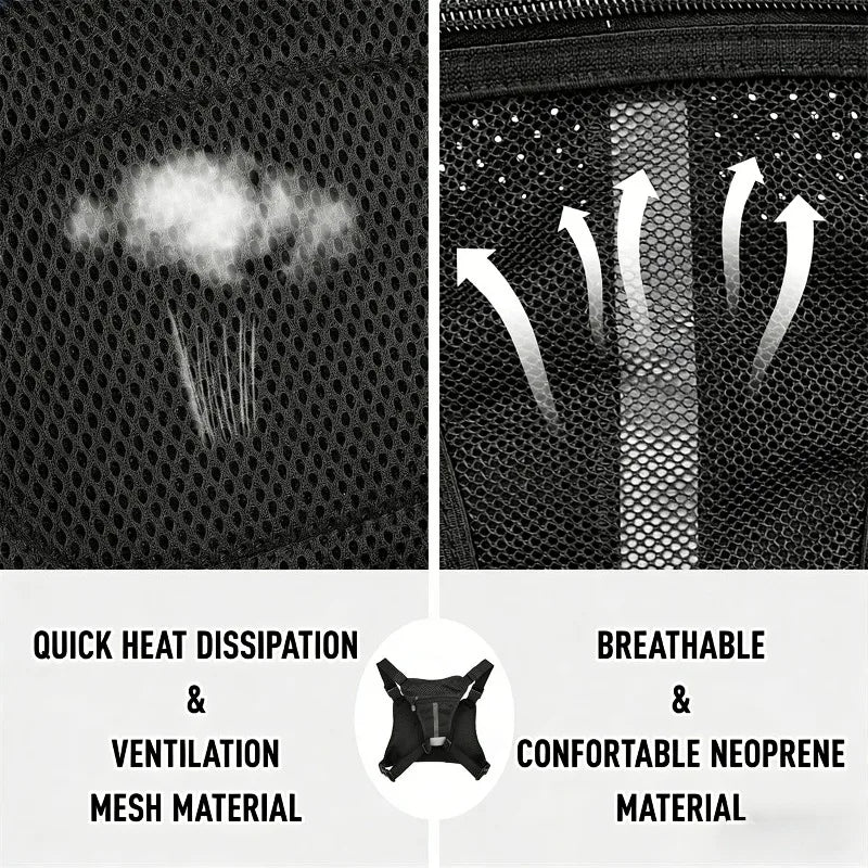 Lightweight Tactical Chest Bag with Reflective Strips – Running, Hiking & EDC