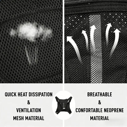 Lightweight Tactical Chest Bag with Reflective Strips – Running, Hiking & EDC