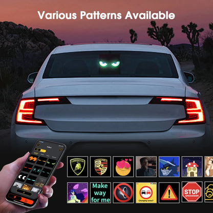 Smart Dynamic Pixel Screen Panel Light 64x64 RGB LED DIY Art Display with Bluetooth Control USB Powered