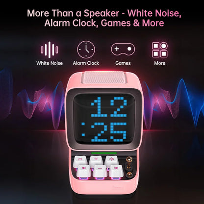 Retro Pixel Art Bluetooth Portable Speaker