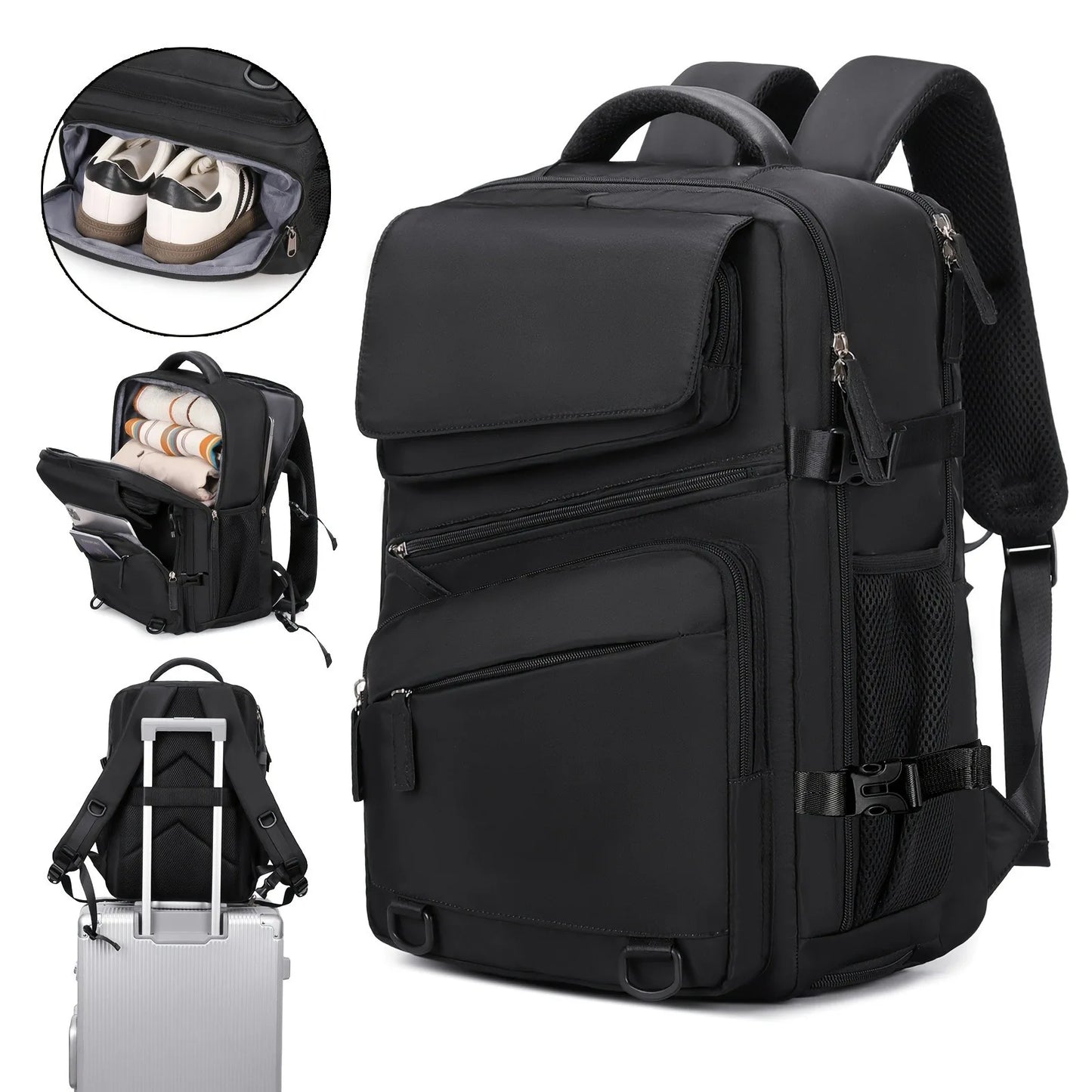 Lightweight Expandable Laptop Backpack for Men and Women