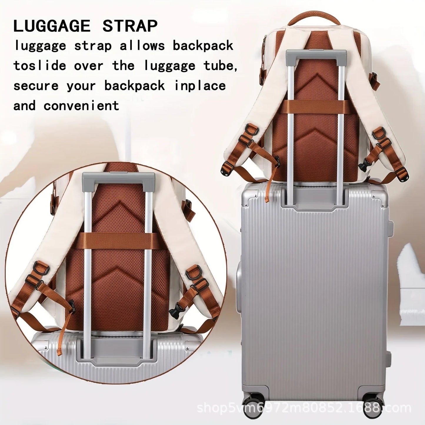 Lightweight Expandable Laptop Backpack for Men and Women