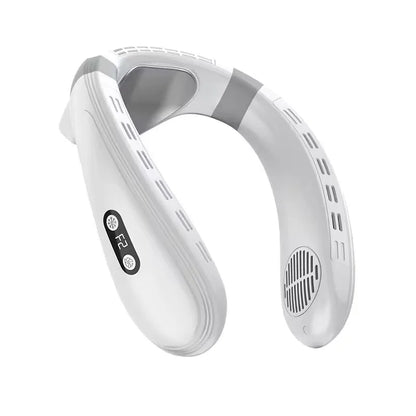 Neck Air Conditioner Fan 5200mAh – Semiconductor Cooling Wearable Bladeless Fan