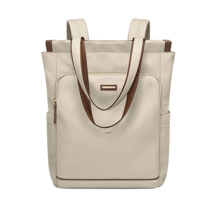 Convertible Backpack & Shoulder Tote Bag for Women with 15.6 Inch Laptop Compartment