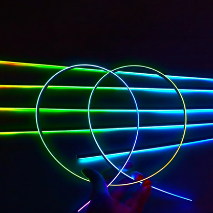 RGB Acrylic Car Ambient Light Bar 35cm 75cm 110cm APP Controlled