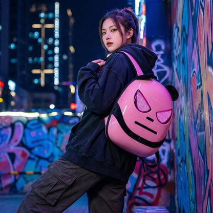 Smart LED Panda Backpack with Programmable Pixel Art Screen