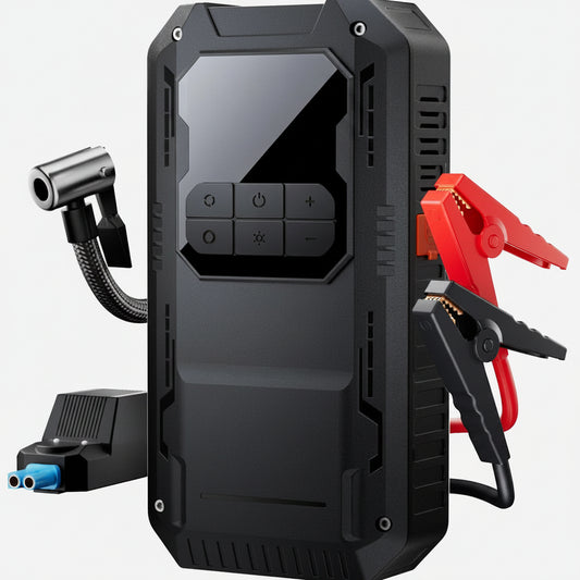4-in-1 Car Jump Starter with Air Compressor 800A Peak 150 PSI Portable Battery Booster & Power