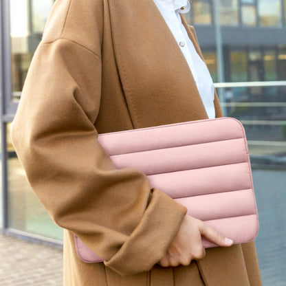 Puffy Laptop & Tablet Sleeve – Shockproof Polyester, Zipper, 9–16", iPad, Samsung, Huawei