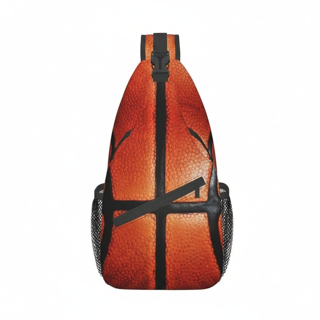 Golf Ball Pattern Sling Bag – Men's Crossbody Chest Bag for Travel, Hiking & Outdoor