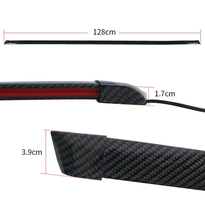 LED Car Trunk Tail Light Strip – DRL, Brake & Flowing Turn Signal, Universal Fit