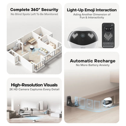 Intelligent Robot Camera Wireless Remote Monitoring Pet Companion Robot with Real Time Control