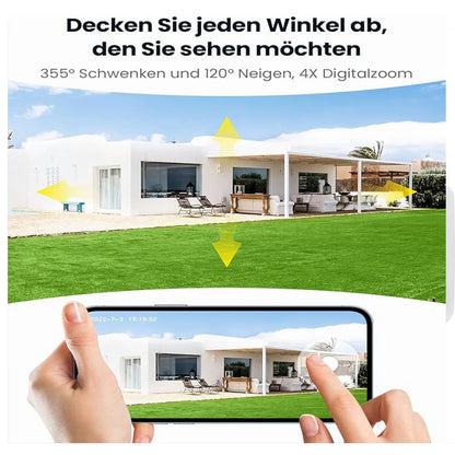2K 3MP WiFi Security Cameras Wireless Outdoor