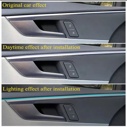 RGB Acrylic Car Ambient Light Bar 35cm 75cm 110cm APP Controlled