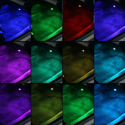 Wireless RGB LED Car Interior Ambient Lights with Remote Control 13 Colors