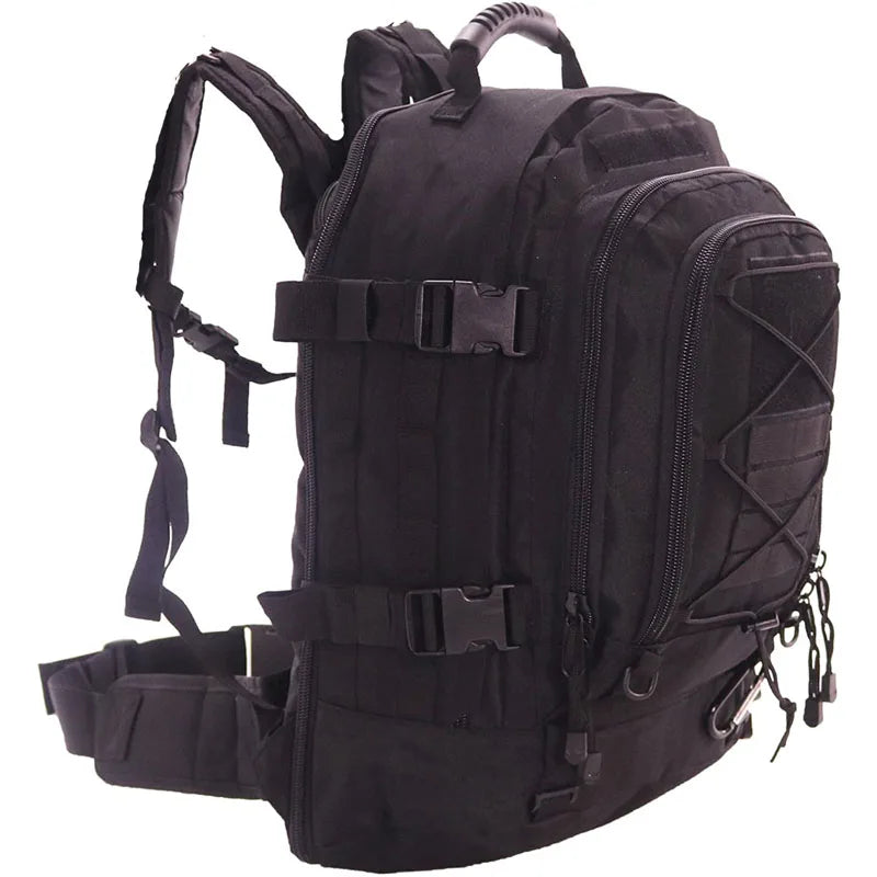 60L Military Tactical Backpack with MOLLE – Army Assault Rucksack for Hiking & Camping