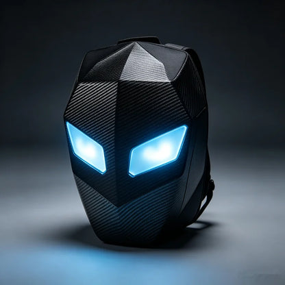 Smart RGB LED Backpack – Bluetooth App-Controlled Color Matrix Screen, Hard Shell Laptop Compartment
