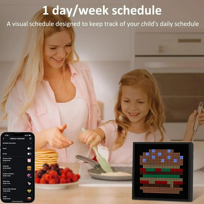 Smart LED Matrix Pixel Display RGB DIY Bluetooth App Controlled Animation Frame for Gaming Room Decor