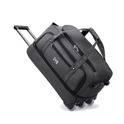 Oxford Trolley Travel Bag – Large Capacity Rolling Boarding Bag for Business & Short Trips