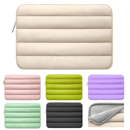 Puffy Laptop & Tablet Sleeve – Shockproof Polyester, Zipper, 9–16", iPad, Samsung, Huawei