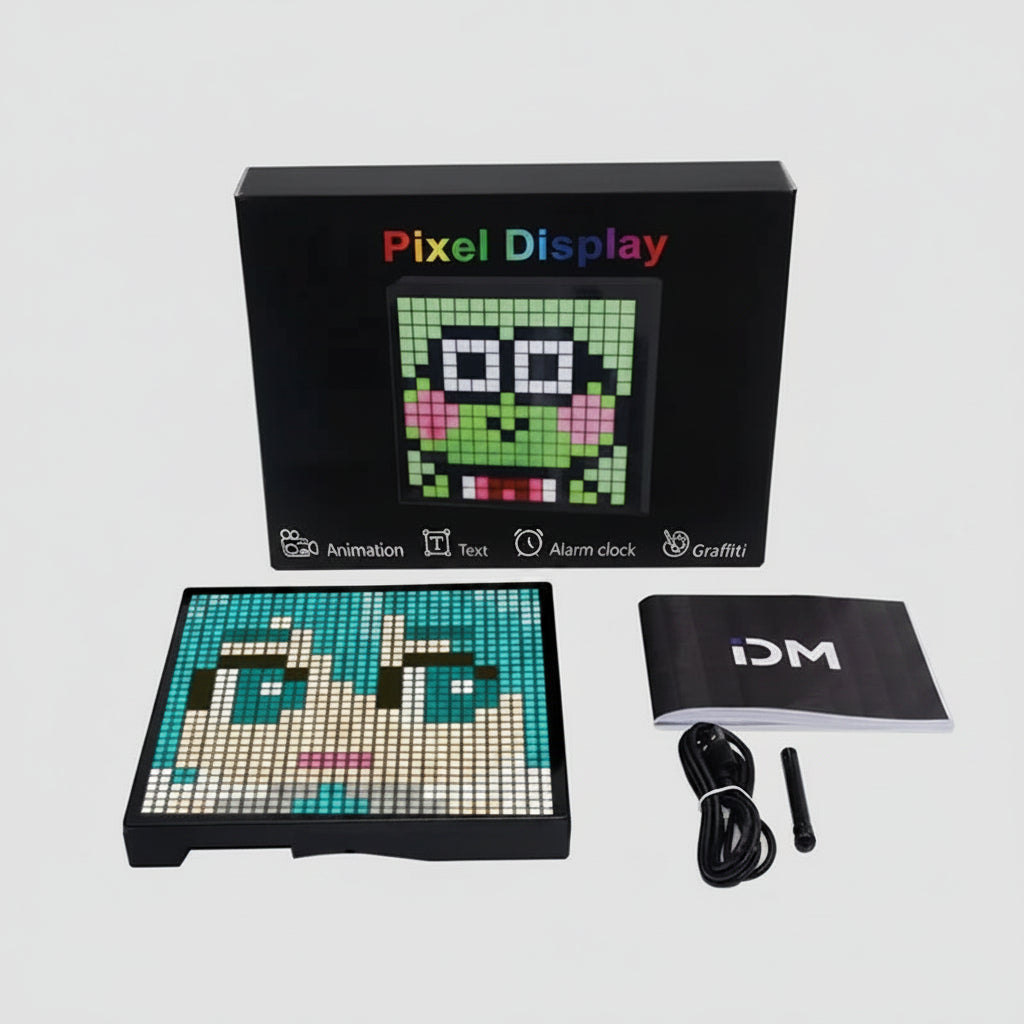 Smart LED Matrix Pixel Display RGB Bluetooth App Animation Frame