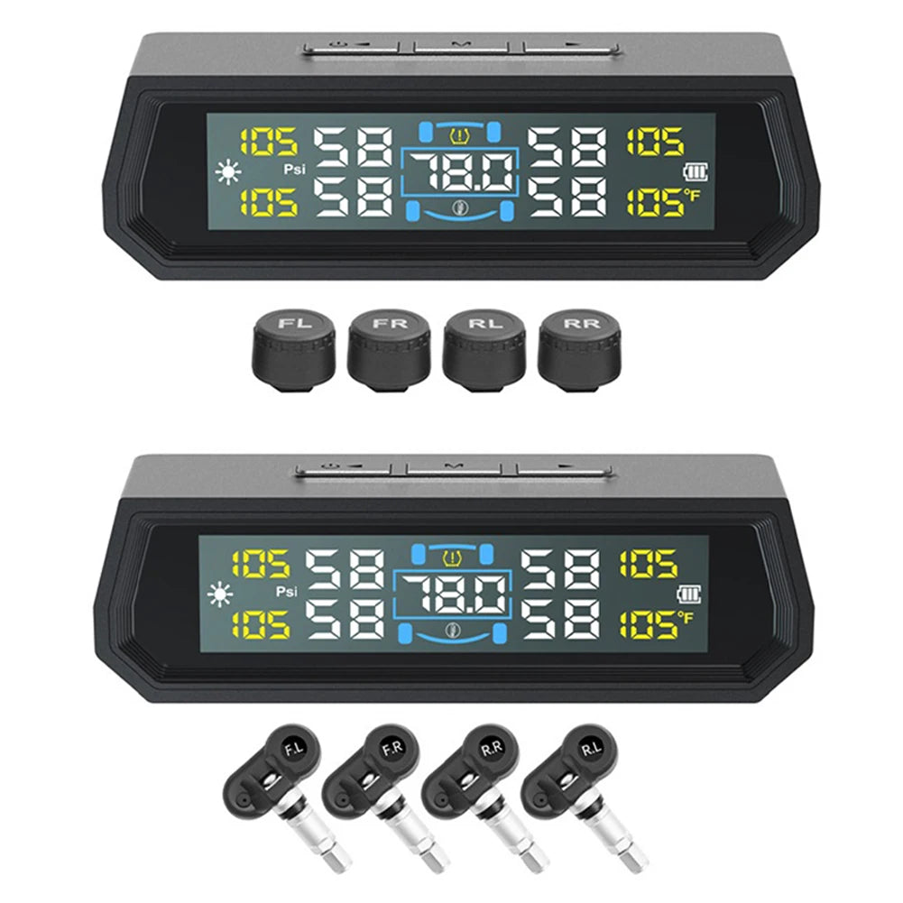 Solar/USB Powered Tire Pressure Monitoring System