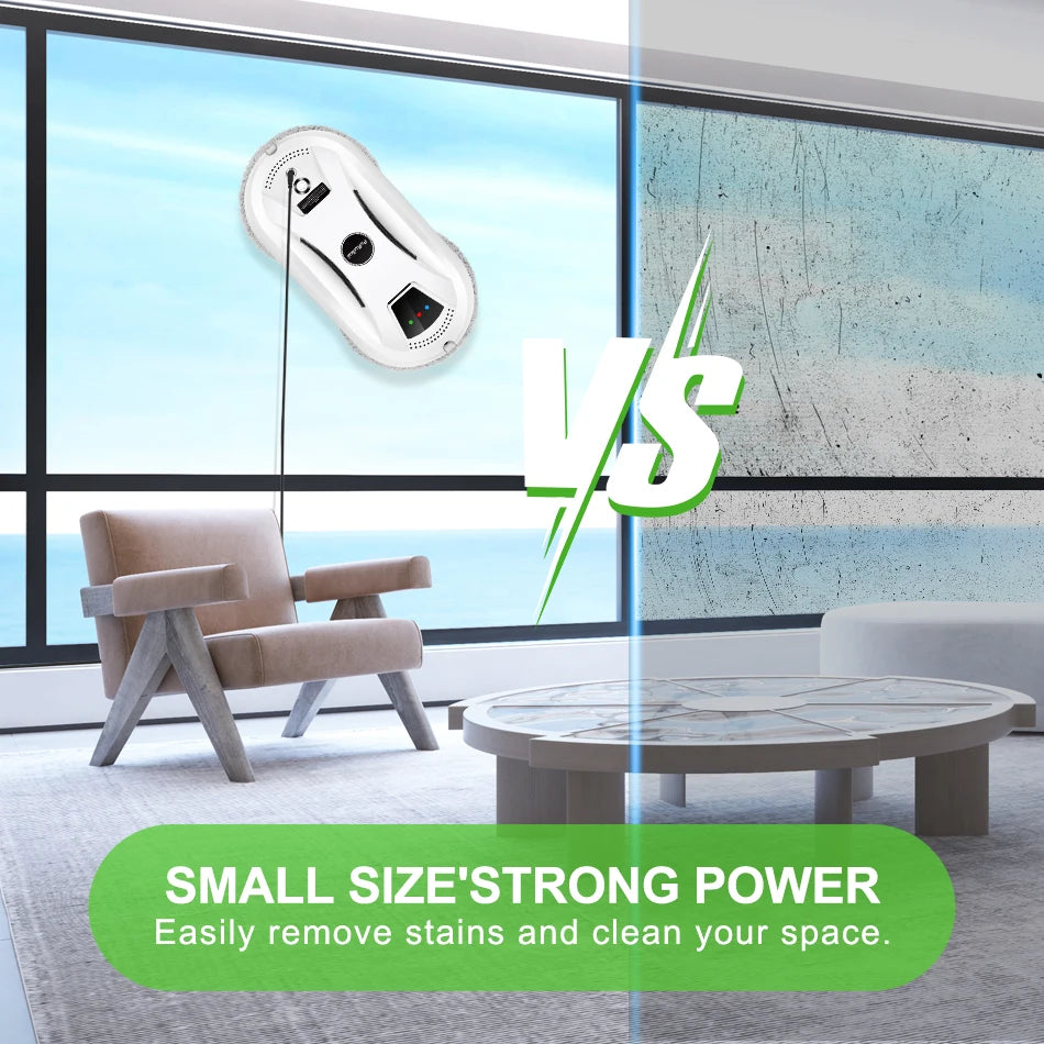 Ultra Thin Robot Vacuum Cleaner Window Cleaning