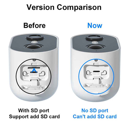 Wireless Battery-Powered Surveillance Camera 3MP for Indoor and Outdoor Use