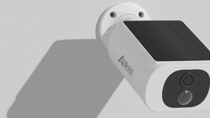 Outdoor Solar Wireless Security Camera with Color Night Vision (3MP)