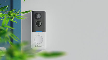 Wireless Video Doorbell Camera with Chime and Two-Way Audio (HD)