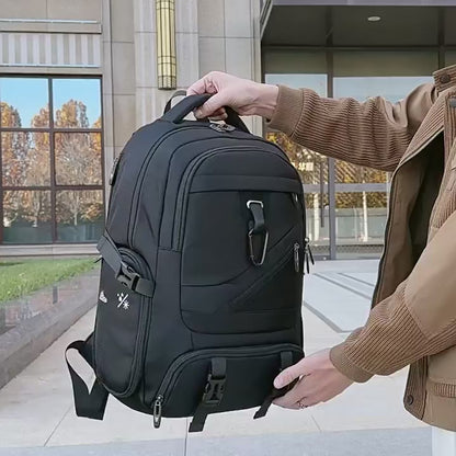 Expandable Travel Laptop Backpack with Shoe Compartment for Business & Carry-On