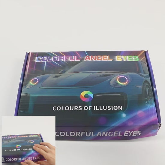 RGB Angel Eyes Halo Rings with Turn Signal 